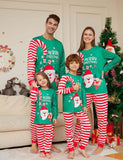 Chrëschtdag Print Family passende Pyjamas