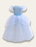 Cinderella Puff Sleeve Party Dress - Bebehanna