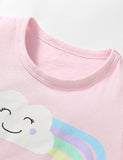 Cloud & Rainbow Print T-Shirt - Bebehanna