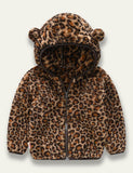 Manteau en peluche ours mignon