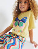 Cute Butterfly Printed T-shirt Set - Bebehanna