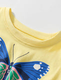 Cute Butterfly Printed T-shirt Set - Bebehanna