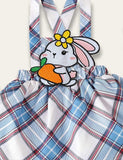 Cute Easter Bunny Appliqué Romper Set - Bebehanna