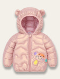 Cute Monkey Shiny Cotton Coat - Bebehanna