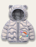 Cute Monkey Shiny Cotton Coat - Bebehanna