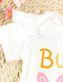 Easter Bunny Baby Printed Romper+Bunny Shorts - Bebehanna