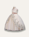 Flower Girl Lace Sequin Princess Dress - Bebehanna