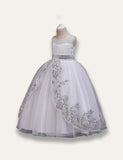 Flower Girl Lace Sequin Princess Dress - Bebehanna