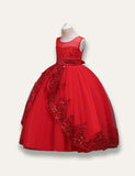 Flower Girl Lace Sequin Princess Dress - Bebehanna