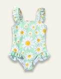 Flower Printed Sweet Swimsuit - Bebehanna