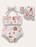 Flower Split Swimsuit - Bebehanna