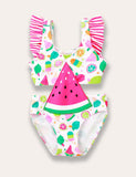 Fruit Appliqué One Piece Swimsuit - Bebehanna