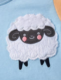 Fun Sheep Appliqué T-shirt - Bebehanna