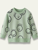 Happy Smile Cotton Sweatshirt - Bebehanna