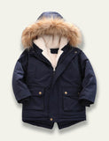 Hooded Pocket Cotton Coat - Bebehanna