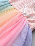 Love Mesh Rainbow Dress - Bebehanna