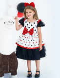 Minnie Mouse Polka Dot Party Dress - Bebehanna