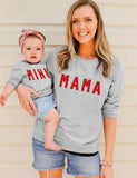 Mom and Me Letter Printed Sweatshirt - Bebehanna