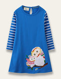 Owl Appliqué Dress - Bebehanna