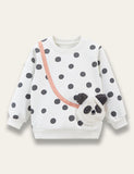 Panda Small Bag Fleece Sweater