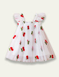 Polka Dot Gauze Party Dress - Bebehanna