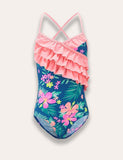 Printed One Piece Swimsuit - Bebehanna