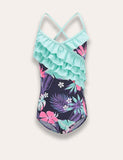 Printed One Piece Swimsuit - Bebehanna