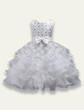 Ruffled Bow Party Dress - Bebehanna