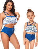 Ruffled Family Matching Swim Suit - Bebehanna