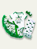 St. Patrick's Day Short Sleeve Romper