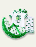 St. Patrick's Day Short Sleeve Romper - Bebehanna