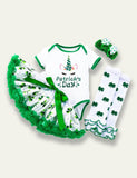 St. Patrick's Day Short Sleeve Romper - Bebehanna