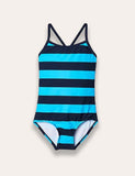 Striped One-piece Swimsuit - Bebehanna