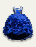 Trailing Cake Puffy Party Dress - Bebehanna