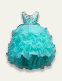 Trailing Cake Puffy Party Dress - Bebehanna