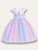 Unicorn Rainbow Party Dress