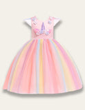 Unicorn Rainbow Party Dress - Bebehanna