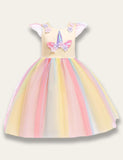 Unicorn Rainbow Party Dress - Bebehanna