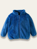 Winter Solid Color Plush Coat - Bebehanna