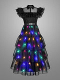 Addams LED Party Costume Dress - Bebehanna