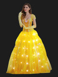 Adult Size Light up Princess Dress Pageant Gown - Bebehanna