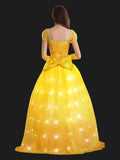 Adult Size Light up Princess Dress Pageant Gown - Bebehanna