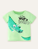 Alligator Printed T-shirt - Bebehanna