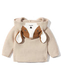 Animal-Shaped Knitted Hooded Jacket - Bebehanna