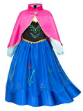 Anna Light up Princess Costumes Party Dress Up for Girls - Uporpor - Bebehanna