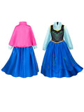 Anna Light up Princess Costumes Party Dress Up for Girls - Uporpor - Bebehanna