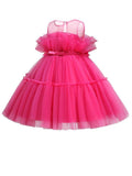 Brabei Princess Tulle Party LED Dress Hot Pink - Bebehanna