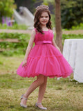 Brabei Princess Tulle Party LED Dress Hot Pink - Bebehanna