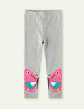 Legging met vlinderapplicatie