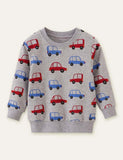 Car Printed Sweatshirt - Bebehanna